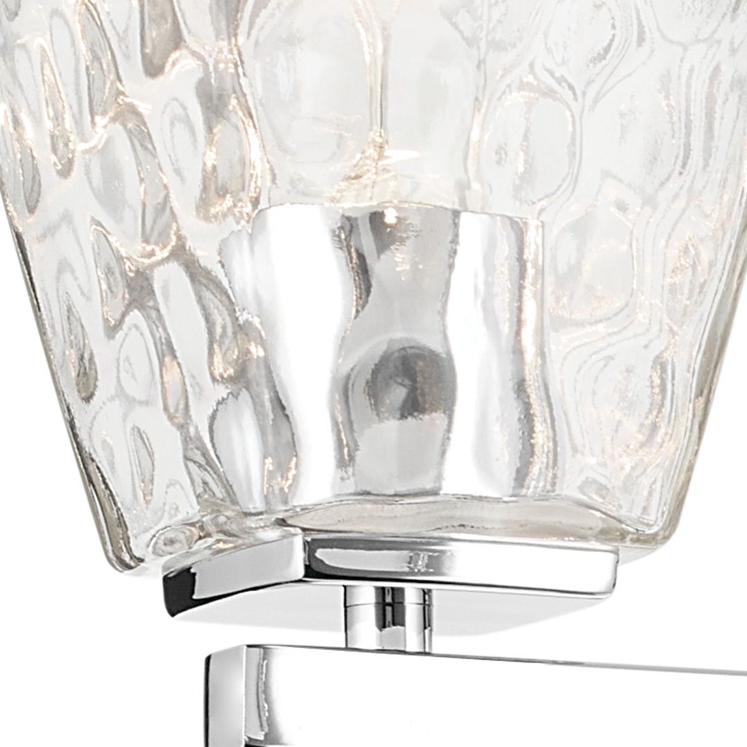 Image 5 Kichler Marant Chrome Bath 4Lt with Clear Water Glass more views