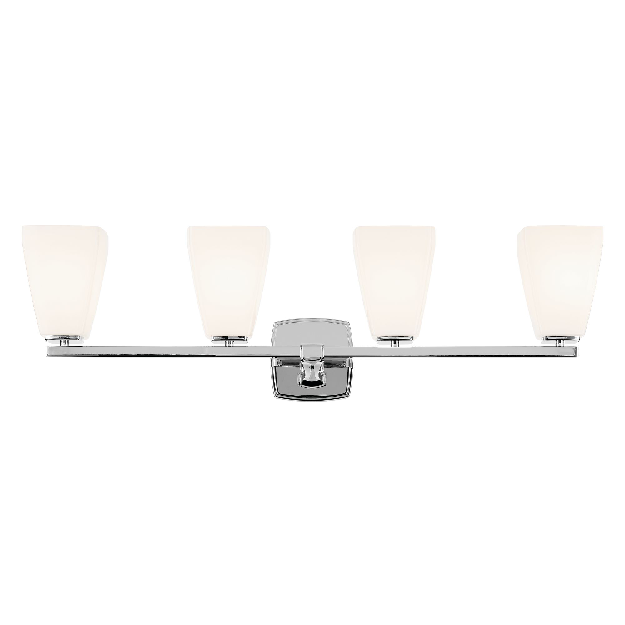 Image 2 Kichler Marant Chrome Bath 4Lt with Opal Glass more views