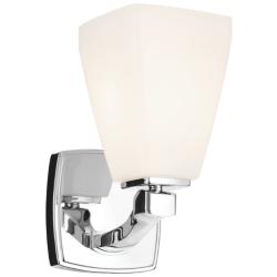 Kichler Marant Chrome Wall Sconce 1Lt with Opal Glass