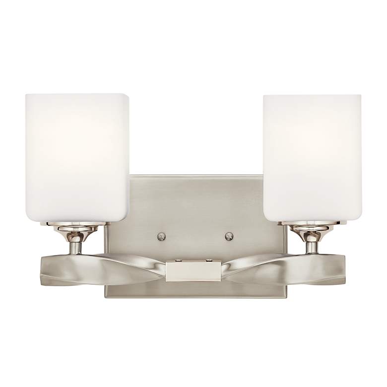 Image 3 Kichler Marette 13 1/2" Wide Brushed Nickel 2-Light Bath Light more views