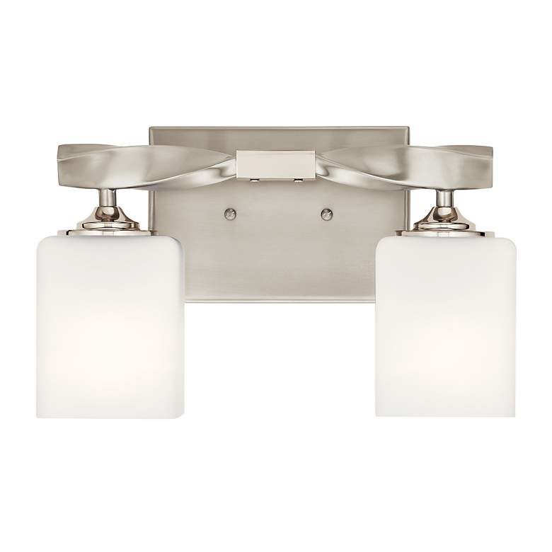 Image 4 Kichler Marette 13 1/2" Wide Brushed Nickel 2-Light Bath Light more views