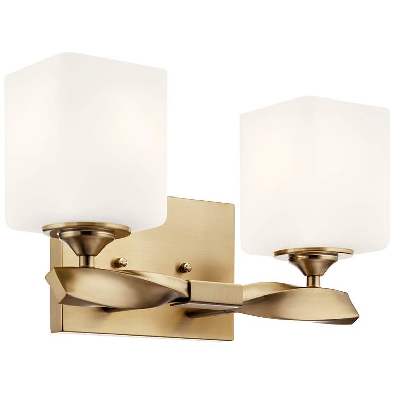Image 3 Kichler Marette 13 1/2" Wide Champagne Bronze 2-Light Wall Sconce