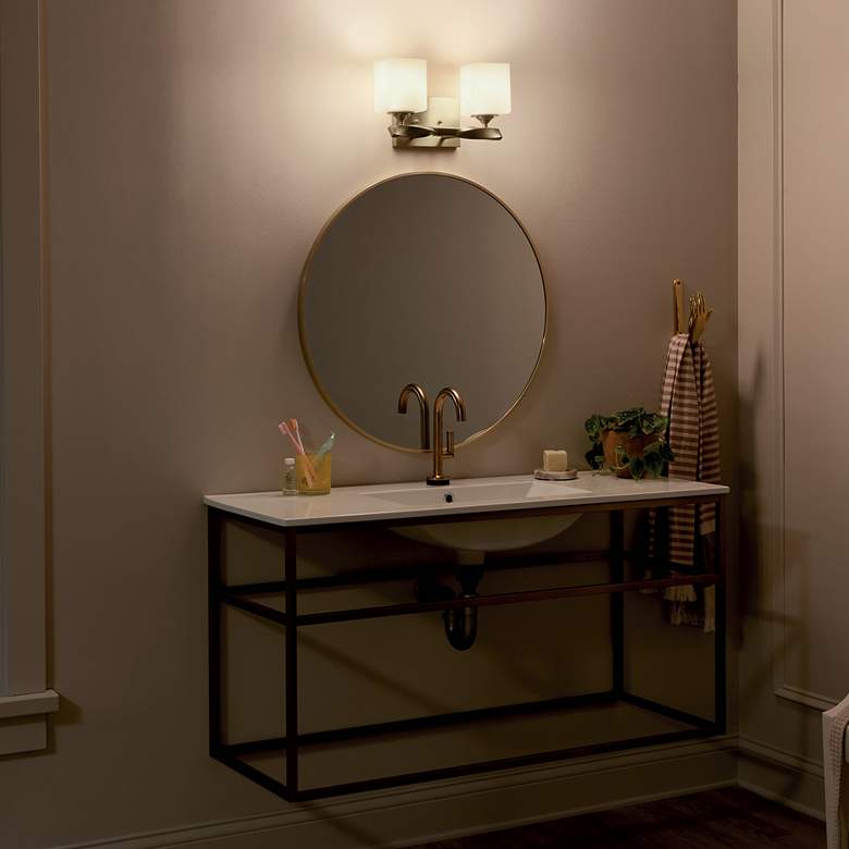 Image 7 Kichler Marette 13 1/2" Wide Champagne Bronze 2-Light Wall Sconce more views