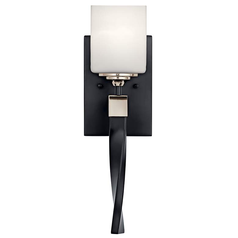 Image 3 Kichler Marette 16 1/4" High Black Wall Sconce more views