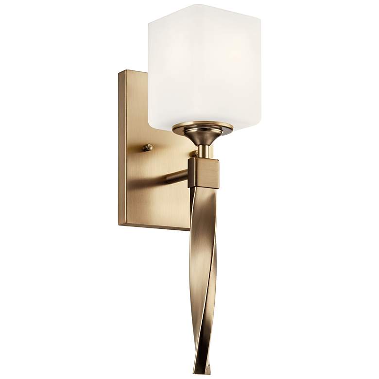 Image 1 Kichler Marette 16 1/4 inch High Champagne Bronze Wall Sconce