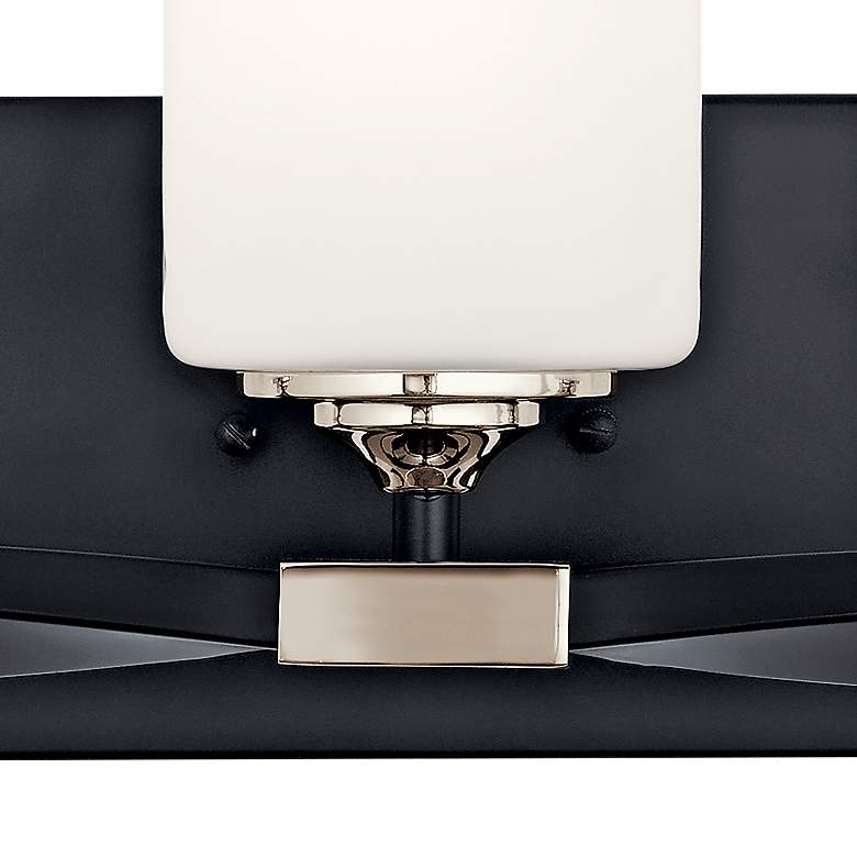 Image 2 Kichler Marette 23" Wide Black 3-Light Bath Light more views