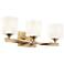 Kichler Marette 23" Wide Champagne Bronze 3-Light Bath Light
