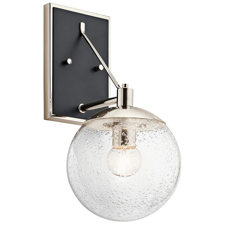 Image 1 Kichler Marilyn 15 1/2" High Polished Nickel Wall Sconce