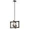 Kichler Marimount 18" Wide Auburn Stained 4-Light Chandelier