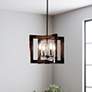 Thumbnail2 of Kichler Marimount 18" Wide Auburn Stained 4-Light Chandelier