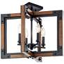 5_Kichler Marimount 18" Wide Auburn Stained 4-Light Chandelier more views
