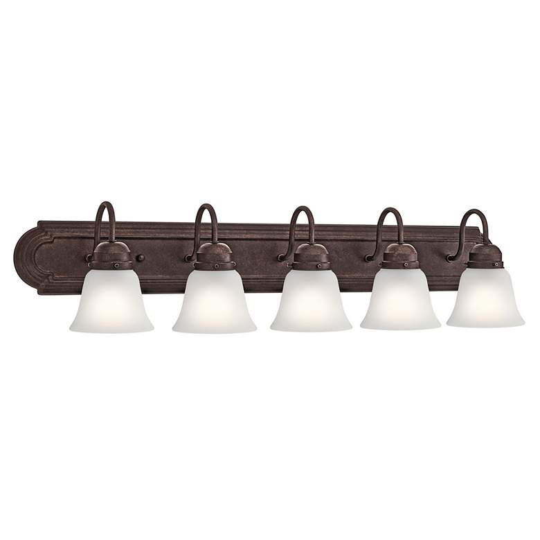 Image 1 Kichler Maritime 36" Wide Tannery Bronze 5-Light Bath Light