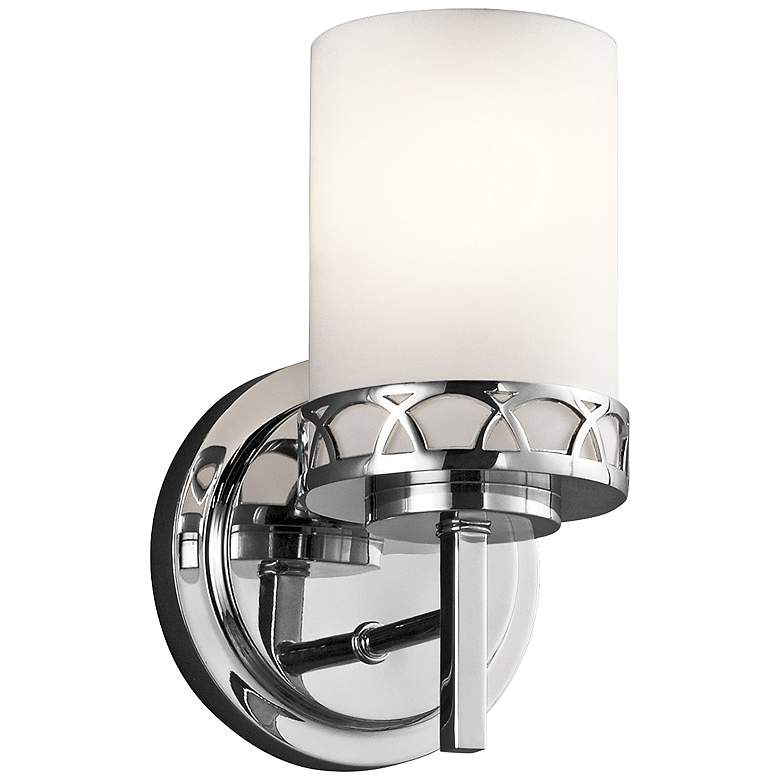 Image 1 Kichler Marlowe 9 1/4 inchH Transitional Chrome Wall Sconce