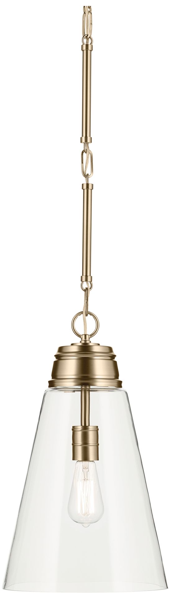 Image 6 Kichler Marsailli 11 1/2" Wide Champagne Bronze Mini Pendant more views