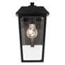 3_Kichler Mathus 13" High Textured Black Outdoor Wall Light more views