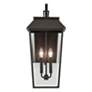 3_Kichler Mathus 24 1/4"H Bronze 2-Light Outdoor Wall Light more views