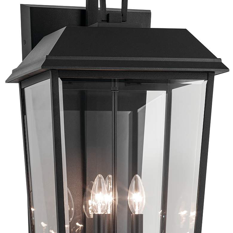 Image 2 Kichler Mathus 30 1/4"H Textured Black Outdoor Wall Light more views