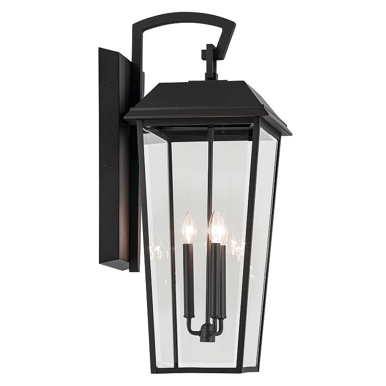 Image 4 Kichler Mathus 30 1/4"H Textured Black Outdoor Wall Light more views