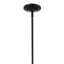 5_Kichler Melis 26 1/2" 5-Light Black Finish Hurricane Glass Chandelier more views