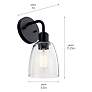 Thumbnail4 of Kichler Meller 11.3" High 1-Light Wall Sconce more views