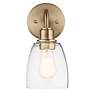 3_Kichler Meller 11 1/4" High Champagne Bronze Wall Sconce more views