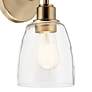 5_Kichler Meller 11 1/4" High Champagne Bronze Wall Sconce more views