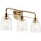 Kichler Meller 24 1/4"W Champagne Bronze 3-Light Bath Light