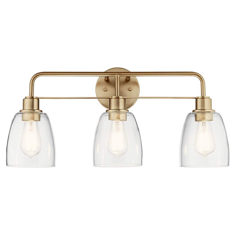 Kichler Meller 24 1/4"W Champagne Bronze 3-Light Bath Light - #454D6 ...