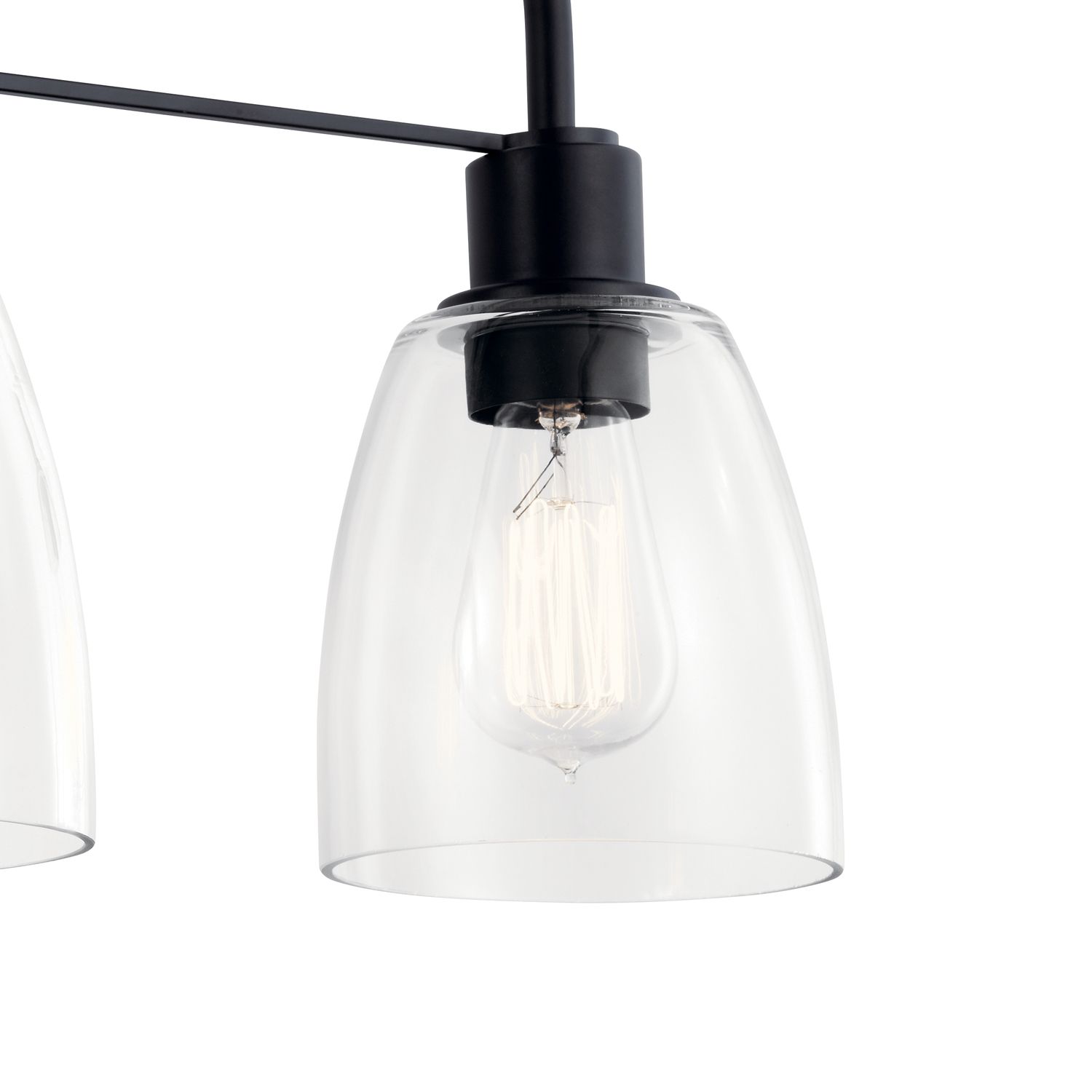 Image 3 Kichler Meller 24" Wide Black 3-Light Vanity Bath Light more views