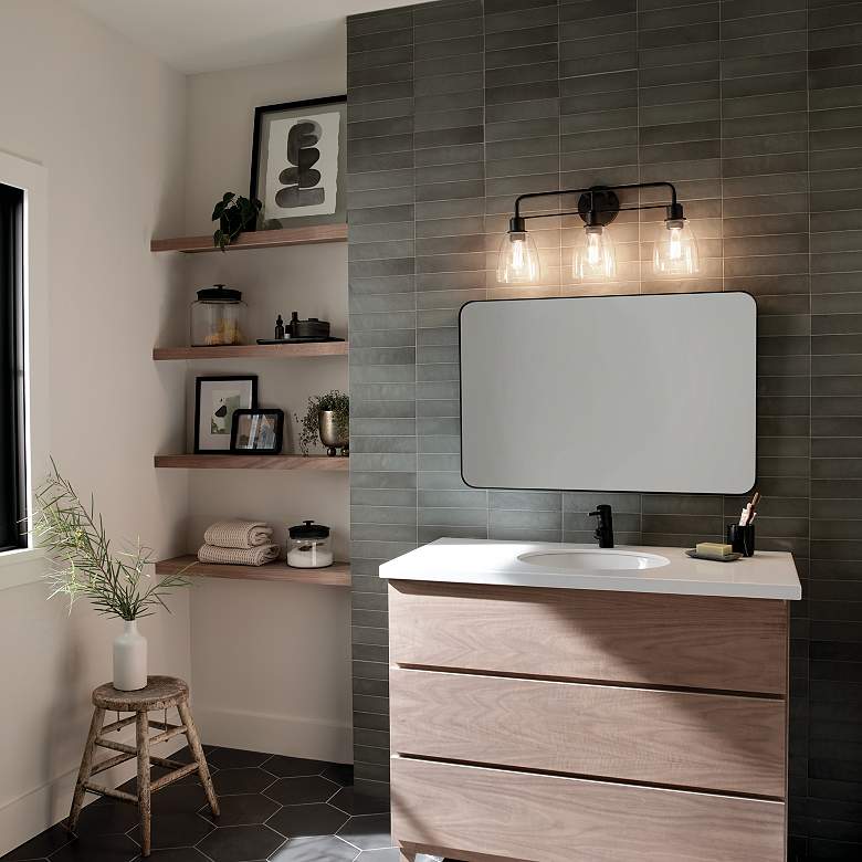 Image 7 Kichler Meller Black Bath 3Lt more views