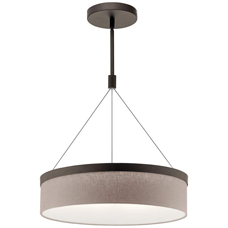 Image 2 Kichler Mercel 18 1/2" Wide Olde Bronze LED Pendant Light