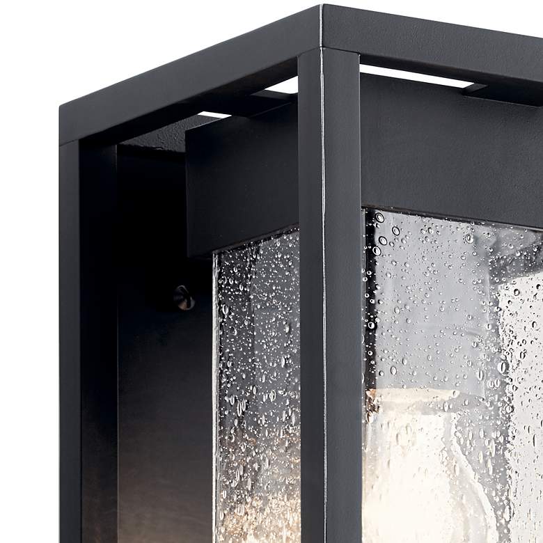 Image 3 Kichler Mercer 12" High Black Silver Outdoor Wall Light more views