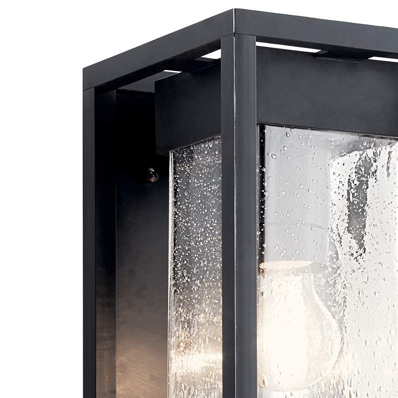 Image 3 Kichler Mercer 16" High Black Silver Outdoor Wall Light more views