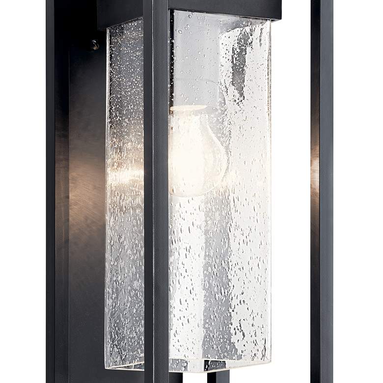 Image 4 Kichler Mercer 16" High Black Silver Outdoor Wall Light more views
