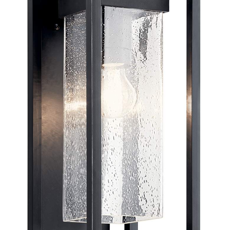 Image 5 Kichler Mercer 16 inch High Black Silver Outdoor Wall Light more views