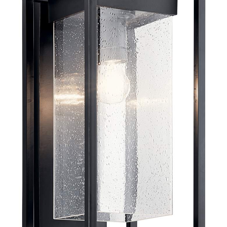 Image 4 Kichler Mercer 20 inch High Black Silver Outdoor Wall Light more views