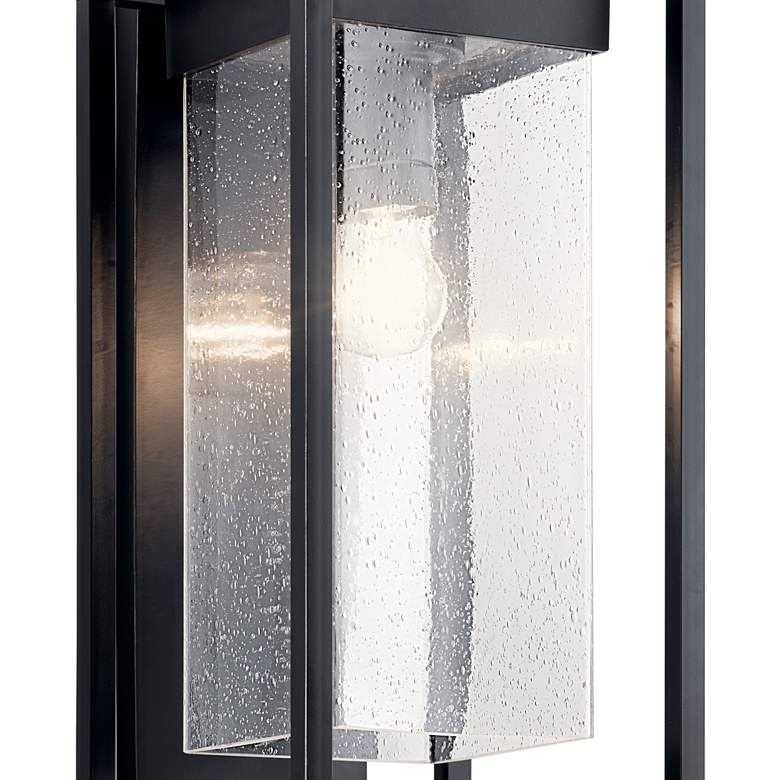 Image 5 Kichler Mercer 20 inch High Black Silver Outdoor Wall Light more views
