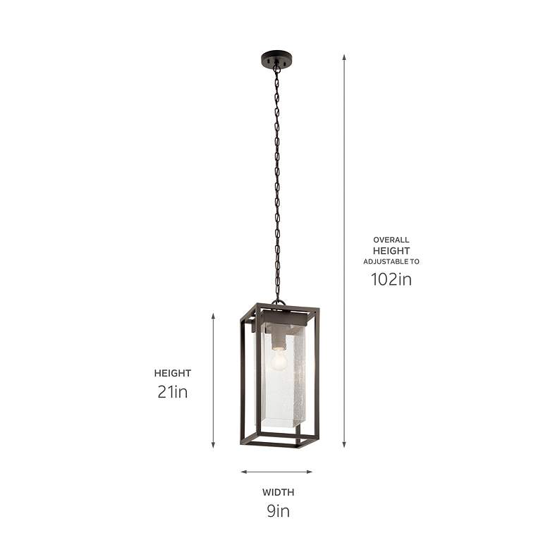 Image 7 Kichler Mercer 24" High Olde Bronze Outdoor Hanging Light more views