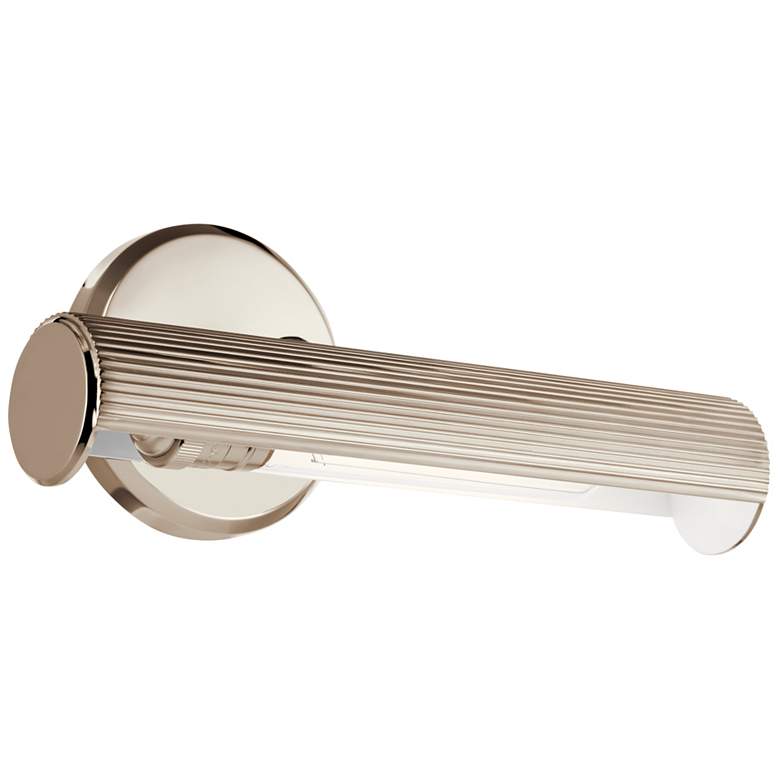 Image 1 Kichler Midi 12 1/4 inch Wide Polished Nickel Picture Light