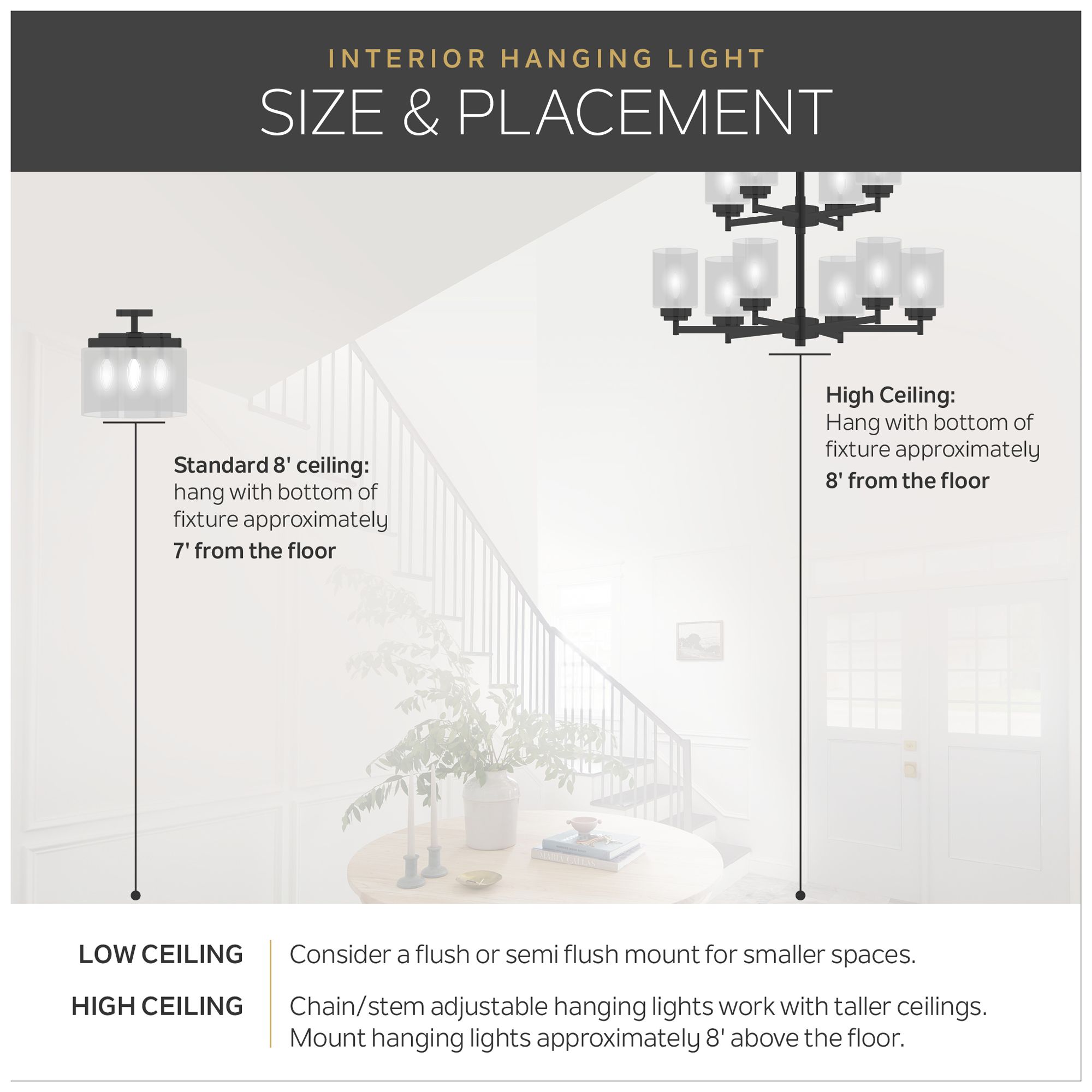 Kichler Mikale 18" 1-Light Pendant White Ceramic Shade in Champagne Bronze