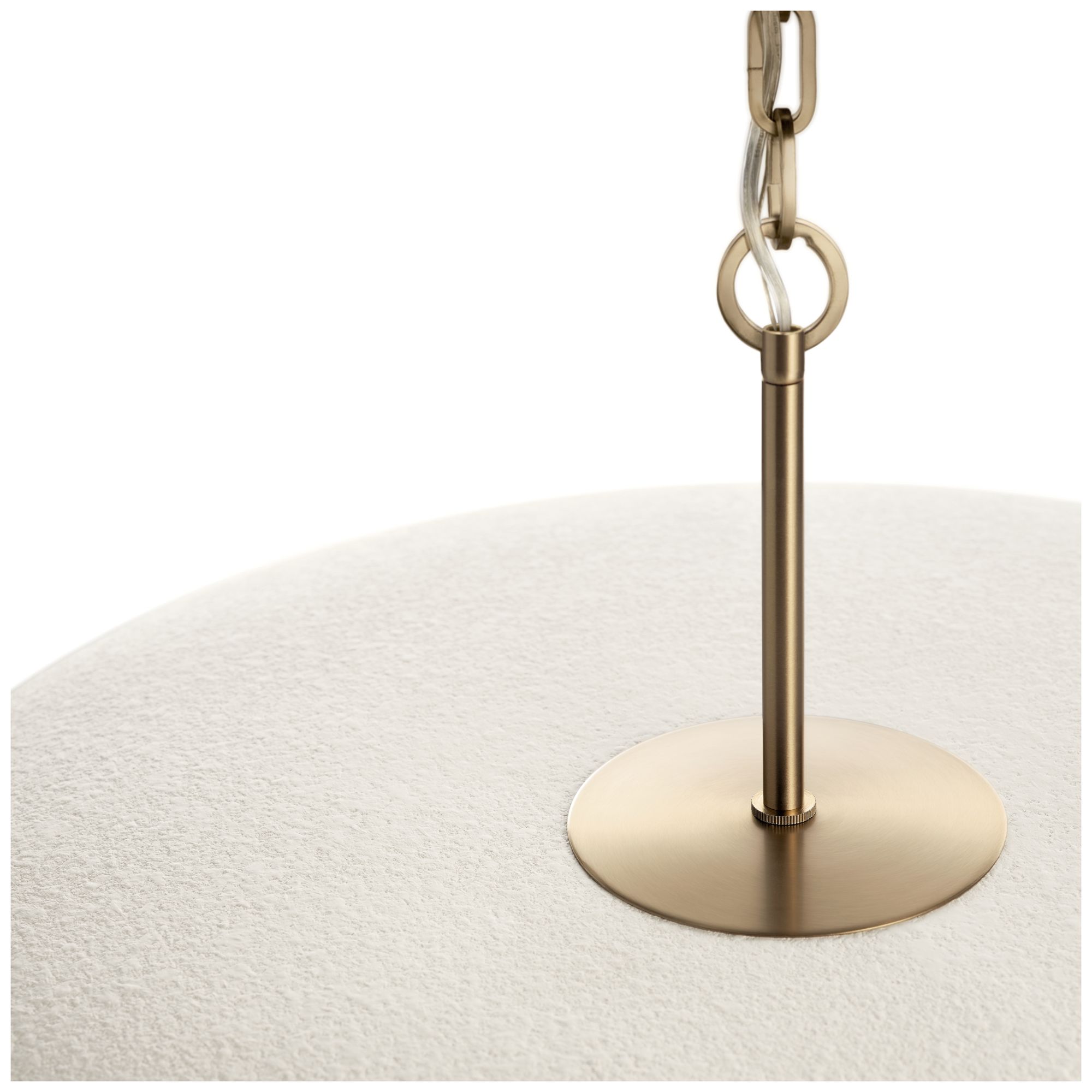 Image 6 Kichler Mikale 24" 1-Light Pendant White Ceramic Shade in Champagne Bronze more views