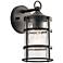 Kichler Mill Lane 10 1/4" High Anvil Iron Small Outdoor Wall Light