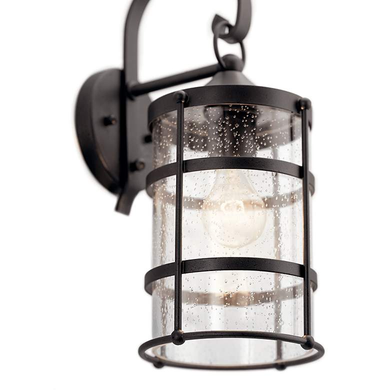 Image 2 Kichler Mill Lane 16" High Anvil Iron Outdoor Wall Light more views