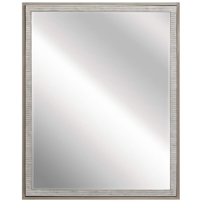 Image 1 Kichler Millwright Rubbed Gray 24 inch x 30 inch Wall Mirror