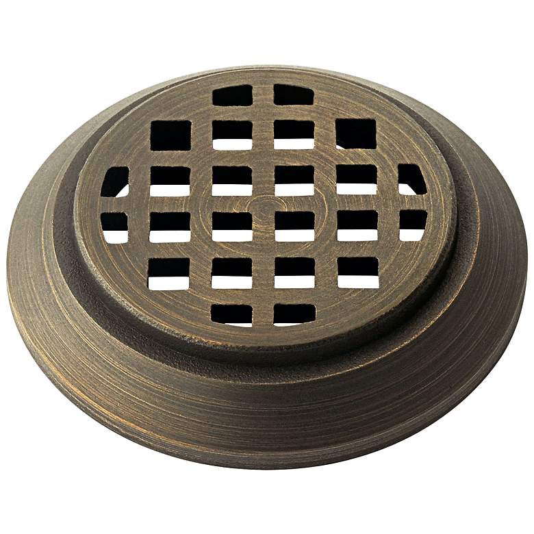 Image 1 Kichler Mini All-Purpose Brass Honeycomb In-Ground Accessory