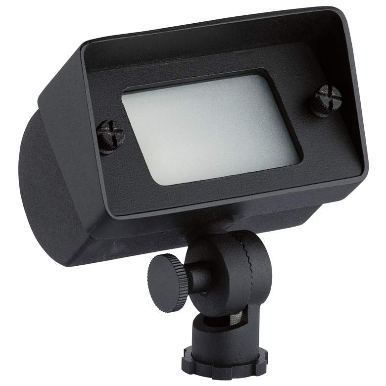 Image 1 Kichler Mini Wall Wash Black Brass 12V Drop-In Accent Fixture