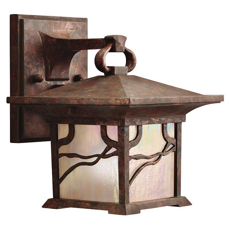 Image 1 Kichler Mission Copper 8 1/2" High Outdoor Wall Light