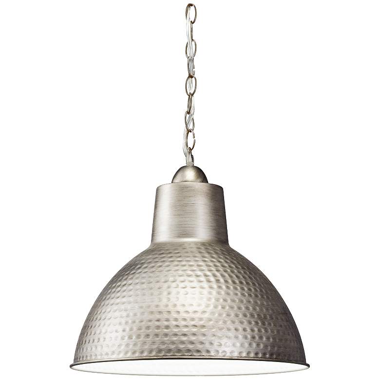 Image 2 Kichler Missoula 13 1/2" Wide Antique Pewter Pendant