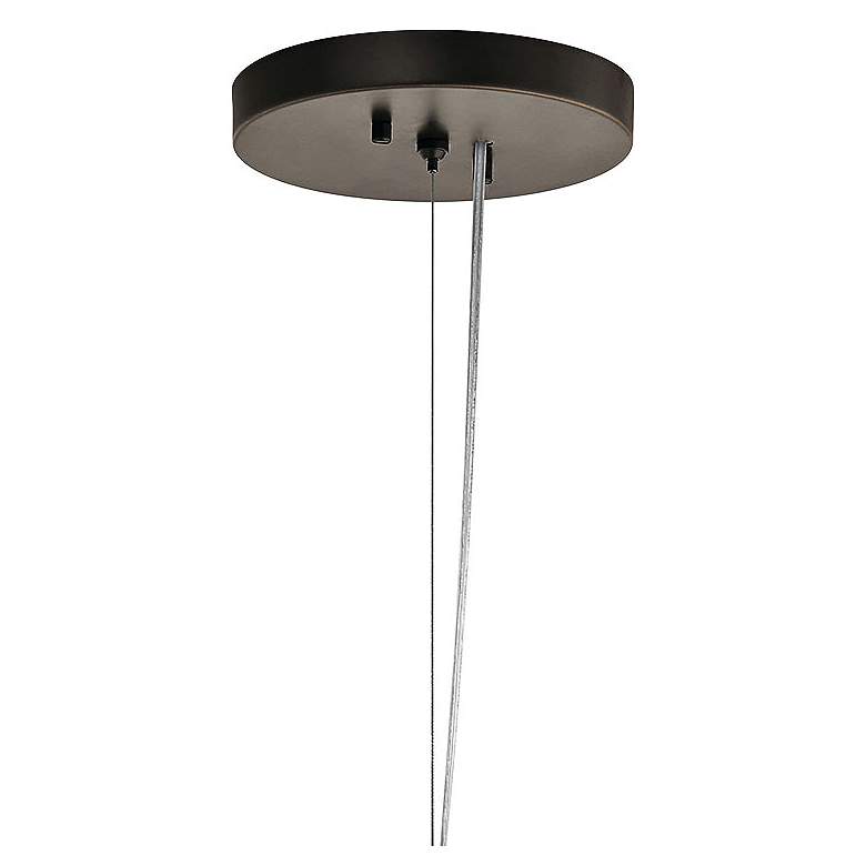 Image 3 Kichler Moderne 5 1/2" Wide Olde Bronze LED Mini Pendant more views