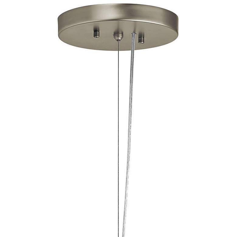 Image 3 Kichler Moderne 5 1/2" Wide Satin Nickel LED Mini Pendant more views